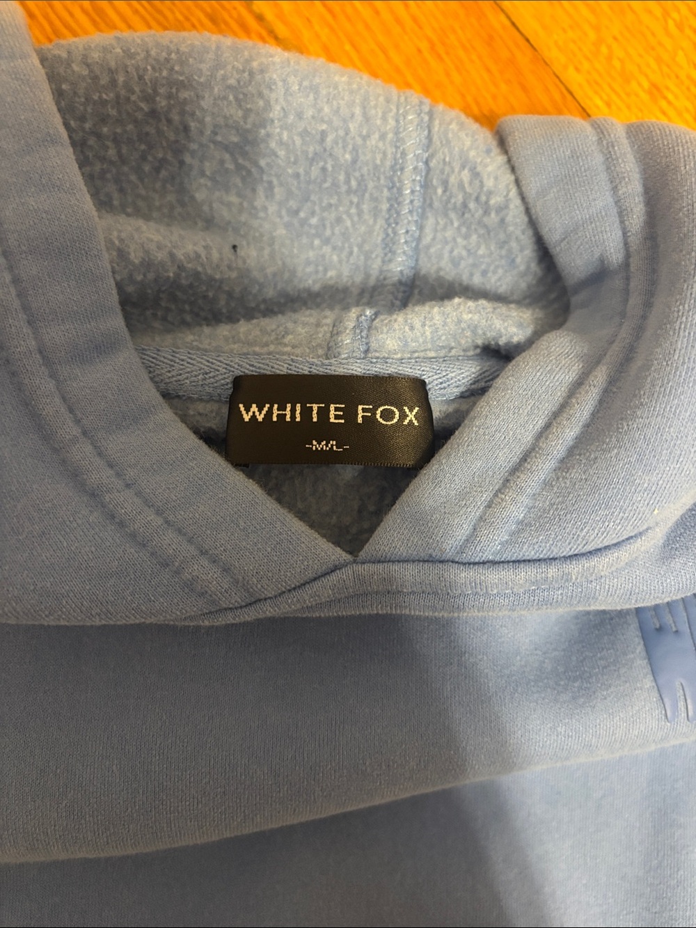 White Fox Boutique Blue Pullover Hoodie - Picture 2 of 4